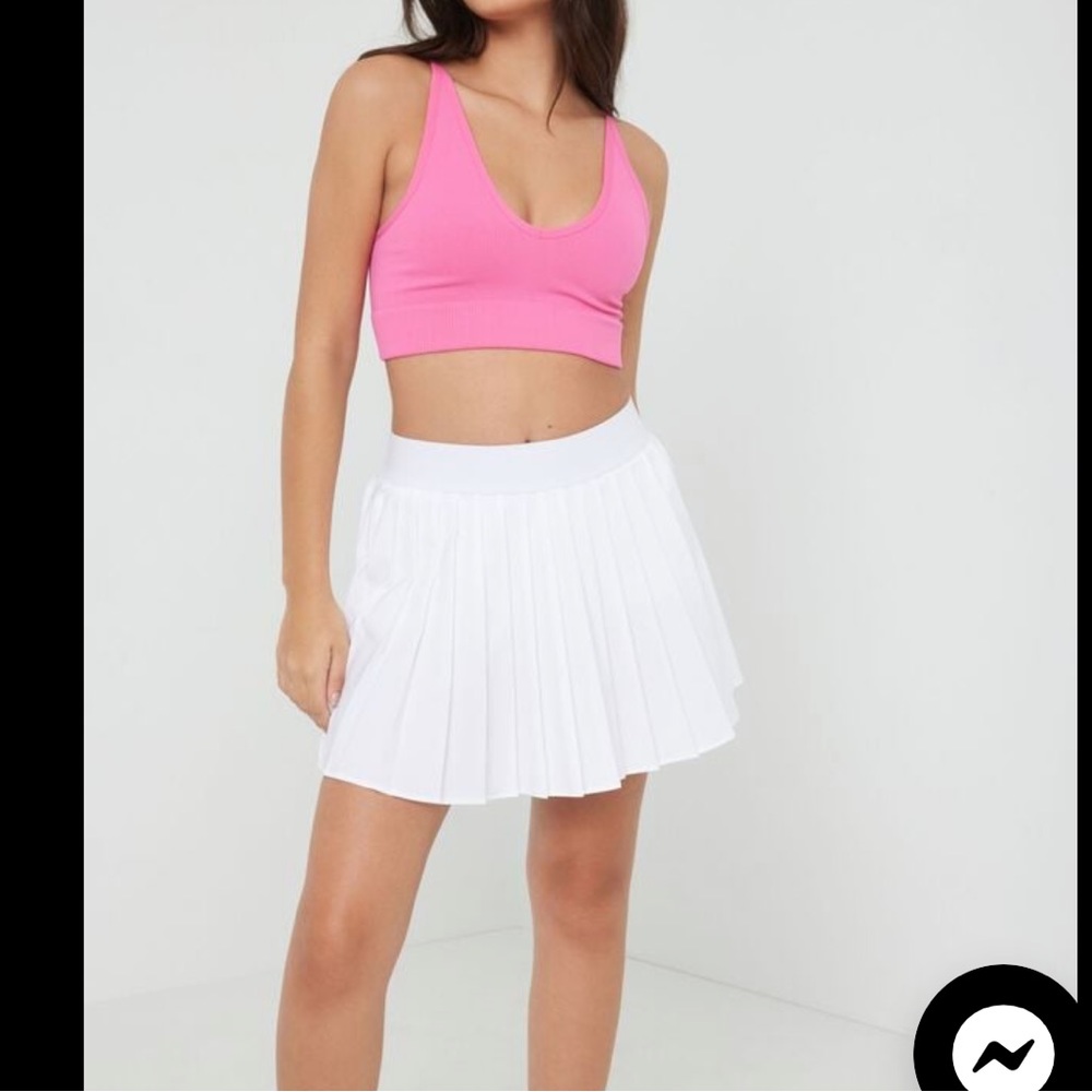 🆕GARAGE Tessa White Tennis Skirt